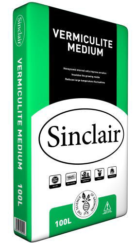 Sinclair Vermiculite Top Quality Fine/Medium 1Ltr-50Ltrs