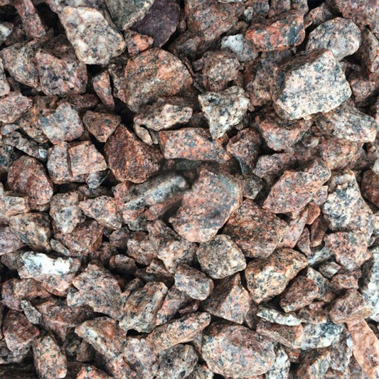Dolomite Pink/Grey Granite Chippings 20mm - 20Kg